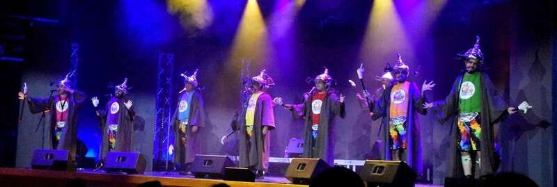 Momento de la actuación de la chirimurga/Francisco Javier Santana.